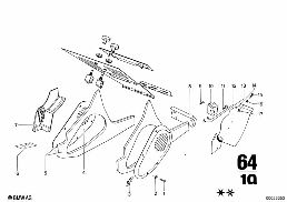 AIR CONDITIONING diagram for BMW 2500-3.3Li 3.3L