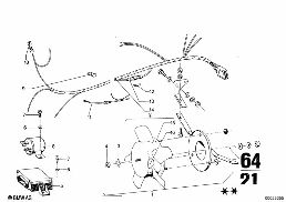 AIR CONDITIONING diagram for BMW 2500-3.3Li 3.0Si