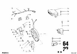AIR CONDITIONING diagram for BMW 2500-3.3Li 3.3L