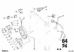 AIR CONDITIONING diagram for BMW 2500-3.3Li 3.3L