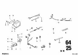 AIR CONDITIONING diagram for BMW 2500-3.3Li 3.3L