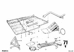 CAR TOOL/LIFTING JACK diagram for BMW 2500-3.3Li 3.3L