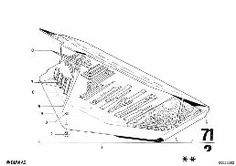 CAR TOOL/LIFTING JACK diagram for BMW 2500-3.3Li 3.3L