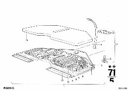 CAR TOOL/LIFTING JACK diagram for BMW 2500-3.3Li 3.3L