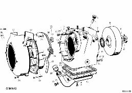 ENGINE HOUSING diagram for BMW Isetta 300