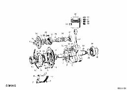 CRANKSHAFT diagram for BMW Isetta 300