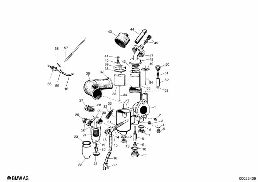 CARBURETOR diagram for BMW Isetta 300