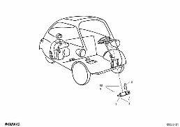 HORN diagram for BMW Isetta 300