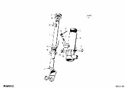 STEERING COLUMN diagram for BMW Isetta 300