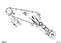 REAR AXLE diagram for BMW Isetta 300