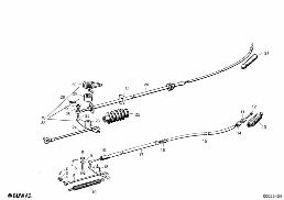 ACCELERATOR PEDAL/ROD ASSY diagram for BMW Isetta 300