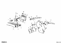 FRONT DOOR CONTROL/DOOR LOCK diagram for BMW Isetta 300
