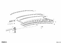 FOLDING TOP diagram for BMW Isetta 300