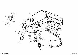 INSTRUMENT CLUSTER diagram for BMW Isetta 300