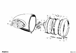 HEADLIGHT diagram for BMW Isetta 300