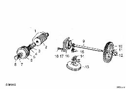 LUBRICATION SYSTEM/OIL PUMP diagram for BMW Isetta 600