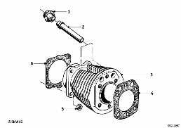 CYLINDER diagram for BMW Isetta 600