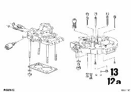 CARBURETOR, JETS AND PUMPS diagram for BMW 2500-3.3Li 3.3L