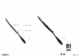 WIPER diagram for BMW 2500-3.3Li 3.3L