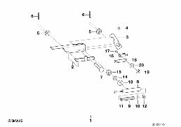 TRAILER, INDIV. PARTS, DEFLECTOR HOUSING diagram for BMW 5 Series E39 528i
