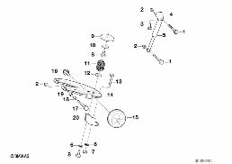TRAILER, INDIV. PARTS, WHEEL SUSPENSION diagram for BMW 5 Series E39 528i