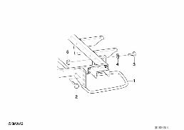 TRAILER, INDIVIDUAL PARTS, RAM GUARD diagram for BMW 5 Series E39 528i