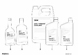 OPERATING FLUIDS diagram for BMW 5 Series E39 528i