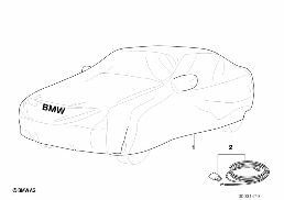 NOAH CAR COVER diagram for BMW 5 Series E39 528i