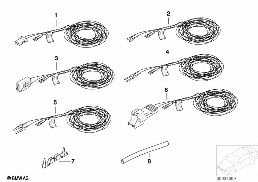 REPAIR CABLE, AIRBAG diagram for BMW 5 Series E39 528i