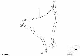SAFETY BELT FRONT RIGHT diagram for BMW 5 Series E39 528i
