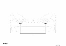 RETROFIT KIT, HEADLIGHT CLEANING SYSTEM diagram for BMW 5 Series E39 528i
