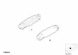 RETROFIT, HANDBRAKE HANDLE diagram for BMW 5 Series E39 528i
