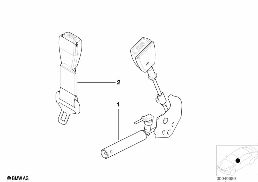 LOWER STRAP, FRONT diagram for BMW 5 Series E39 528i