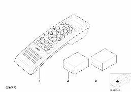 CAR PHONES diagram for BMW 5 Series E39 528i