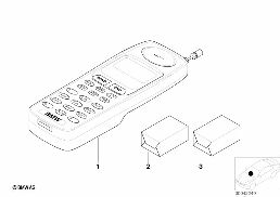 INSTALLING SET CAR TELEPHONE diagram for BMW 5 Series E39 528i